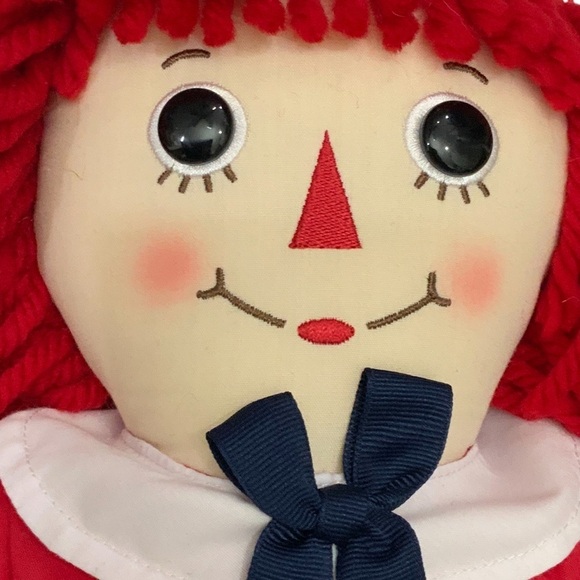 Raggedy Andy Count Your Blessings Embroidered Plush Retro Rag Doll Doll 17 Inch - Picture 3 of 16